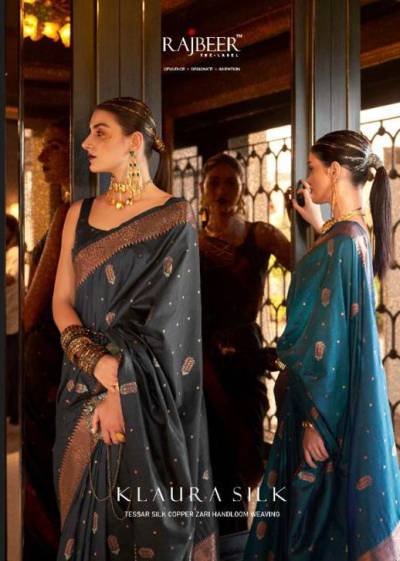 Klaura Silk By Rajbeer Silk Partywear Saree Collection